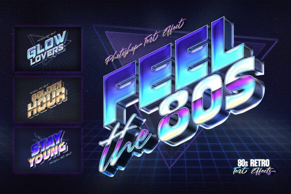 80s Retro Nostalgia Text Effects: Your Ticket to Synthwave & Retrowave