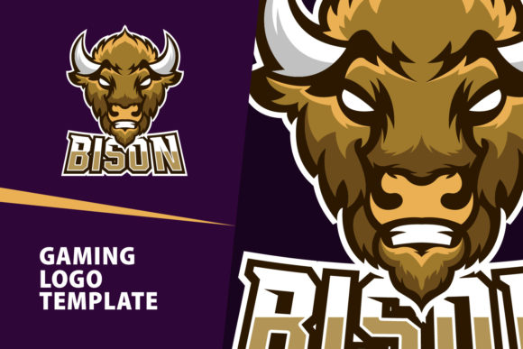 Bison Mascot Gaming Logo: A Powerful Design Asset