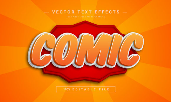Comic 3D Editable Text Effect: Instant Dimension for Your Designs