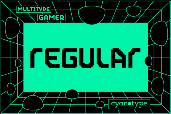 Gamer Regular: The Pixelated Display Font for Bold, Modern Design