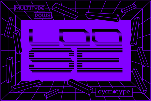 MultiType Rows Loose: A Pixel Font with Retro Soul