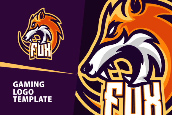 Royal Fox Mascot Gaming Logo: Your Next Streamer Brand Asset