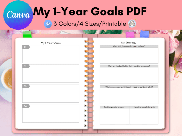 Strategic Goal Planning for the New Year: A Visual System