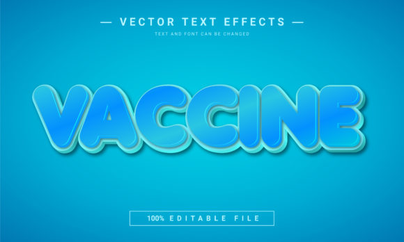 Unleash Creative Power with Vaccine Editable Text Effect