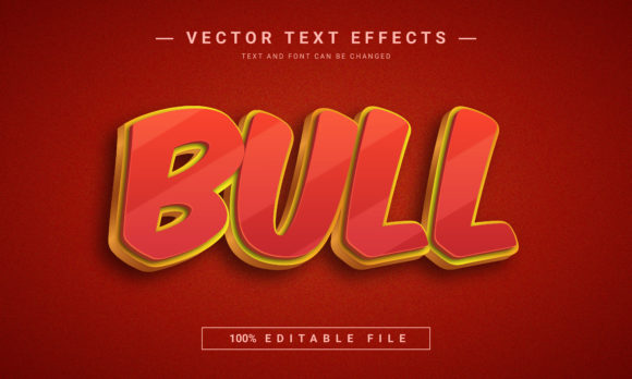 Unlock Dynamic Branding with the Bull 3D Editable Text Effect