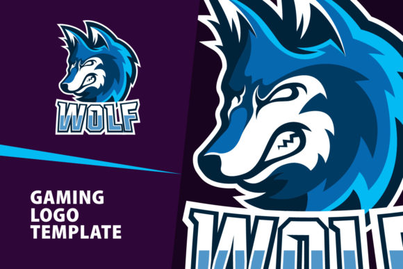 Wolf Mascot Gaming Logo: Build a Fearless Brand Identity
